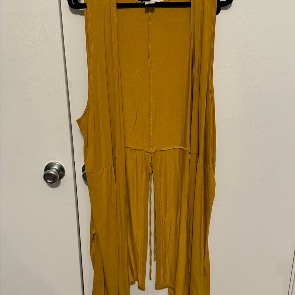 Zadie B mustard color vest